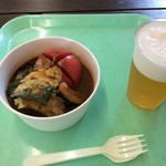 ファームZOO - 季節野菜ごろごろスープカレー、大雪地ビール