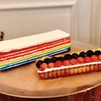 アンソレイエ - レインボーケーキ、レインボーフルーツタルト