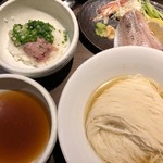 つけ麺一燈 - 鯵出汁の細つけ麺風そうめん