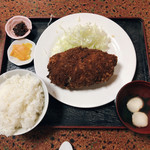 Ajidokoro nakamura - チーズメンチカツ定食 850円