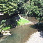 Momidi Yabekkan Kawa No Iori - 吊り橋から見た清滝川の様子です