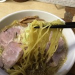 元祖一条流がんこ 西早稲田 - 麺はこんなん出ました。