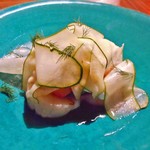 28&Vin - ホタテのソテ，ズッキーニ フレッシュトマトソース