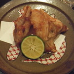 まき村 - 河豚の唐揚げ