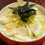 Kankoku Ryouri Yakiniku Souru Taiga- - ゴマ塩キャベツ
      