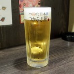 つかふき屋 - 生ビール
