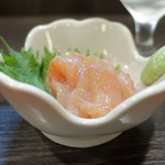 つかふき屋 - ささみ梅肉和え