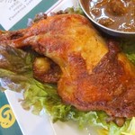 ロイヤルグリーン レストランアンドバー - 2周年プレート(BBQチキンレッグ)