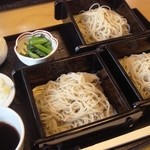 なみき庵 - ざる蕎麦　大盛。