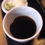 なみき庵 - かえし。色ほど濃くはありません。