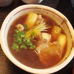 なみき庵 - 鴨は歯ごたえが良く、ネギはほろほろ。