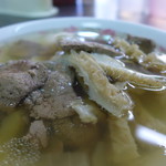 阿村牛肉湯 - ハチノス、レバー・・