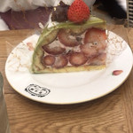 果実園リーベル - 抹茶といちごのズコット