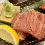 炭火焼肉 ぐら - これが芯たんの「ぐらの牛たん」です(๑´ڡ`๑)♡”