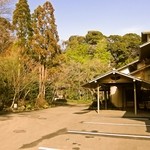 嵯峨沢館 - 2012/Jan.　玄関前