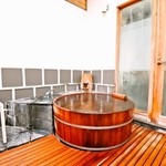 嵯峨沢館 - 2012/Jan.　部屋付き露天風呂