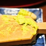 嵯峨沢館 - 2012/Jan.　本わさび　仲居さんがその場でおろしてくれます