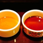 嵯峨沢館 - 2012/Jan.　刺身用の醤油皿