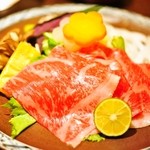 嵯峨沢館 - 2012/Jan.　焜炉　黒毛和牛と湯葉の味しゃぶ