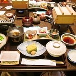 嵯峨沢館 - 2012/Jan.　朝食膳