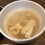 ハンバーグ屋 バイ チェスナット - ♪味噌汁