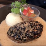 ハンバーグ屋 バイ チェスナット - ♪ジャポネソースハンバーグ180g¥980