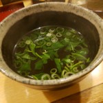 海鮮炭焼処とら太 - 最後にお吸物