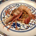 茶禅華 - 酔っ払い海老（牡丹海老の紹興酒漬け）