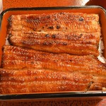 うなぎ 桜家 - 端から端までビッシリ！