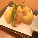 すしざんまい 横浜西口店 - 鱧の天ぷら