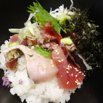 お料理 とみやま - 本日の海鮮丼御膳
