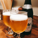 創作麺工房 鳴龍 - 瓶ビール 500円