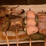 Yakitori Don - 自家製つくね、なんこつ、チーズささみ、ばら各86円