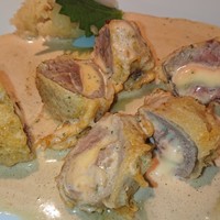 旬菜ステーキ処 らいむらいと - アイラブチーズはさみ揚げ(笑)