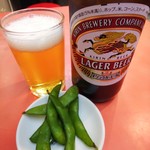 大勝軒 - ビールとアテ　550円