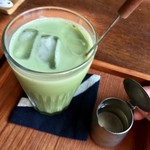 Inagurashi - 抹茶豆乳アイスラテ550円