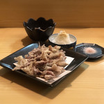 おき野 - ホタルイカ天ぷら