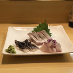 おき野 - かんぱち、しまあじ、とり貝