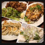 天府 - 餃子・鶏唐揚げ・油淋鶏・豆腐サラダ