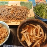 Soba Dokoro Bai Ryuu - 九条ねぎと豚ロースのつけ蕎麦