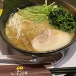 麺kids とりしな屋～和んべえ店～ - 鶏白湯 醤油 +ほうれん草