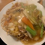 南海飯店 - かたい焼ソバ②