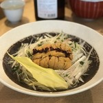 饗 くろ喜 - 8周年記念麺第1弾   茗荷竹と雲丹の冷やし和えそば