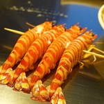 那古亭 - 綺麗な焼き色の車海老♪