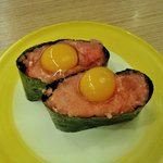 すし江戸 - うずら鉄火