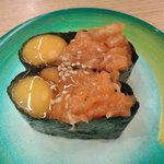 すし江戸 - サーモンユッケ