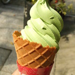 平安茶寮 - 抹茶ソフト