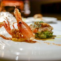 au deco - ☆ボタンエビと雲丹のタルタル バジル ブロッコリー 3200円