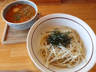 麺の樹　ぼだい - 辛味噌つけ麺･味玉(1,010円)