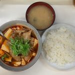 キッチンハマダ - Cランチ・ポーク唐子豆腐 ¥680